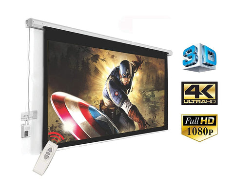 Lumi Motorised Projector Screen (16:9 Format) - Supports Ultra HD-3D-4K