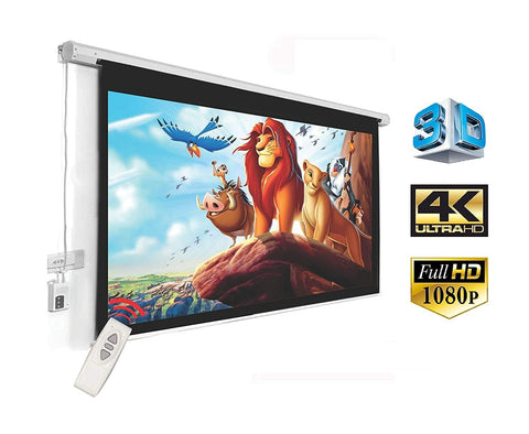 Lumi Motorised Projector Screen (16:9 Format) - Supports Ultra HD-3D-4K